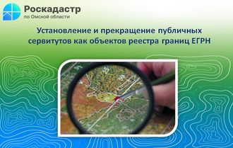Установление и прекращение публичных сервитутов как объектов реестра границ ЕГРН